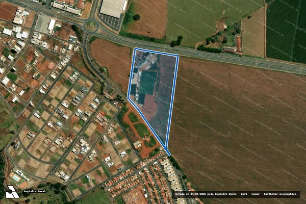Imagem de satélite de Fazenda Aragão, Xavier, Juá - Parte 3 em Patos de Minas - MG