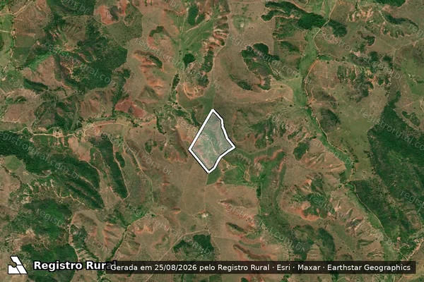 Imagem de satélite de Sítio Mina - Sítio Mina em Resplendor - MG