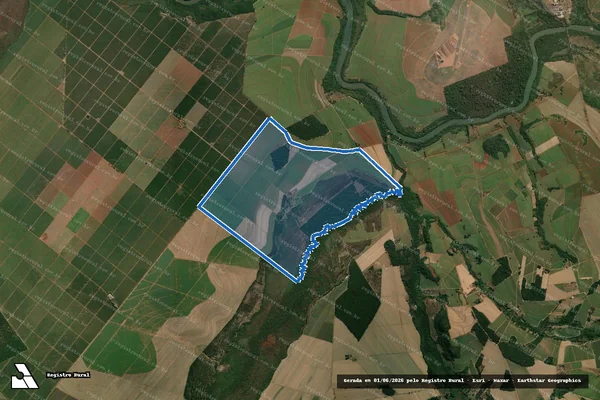 Imagem de satélite de Fazenda Diamante - Parcela 1 em Descalvado - SP