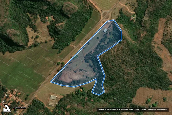 Imagem de satélite de FAZENDA SÃO JOSÉ DENOMINADA AREIAS / Gleba 1 em Paraúna - GO