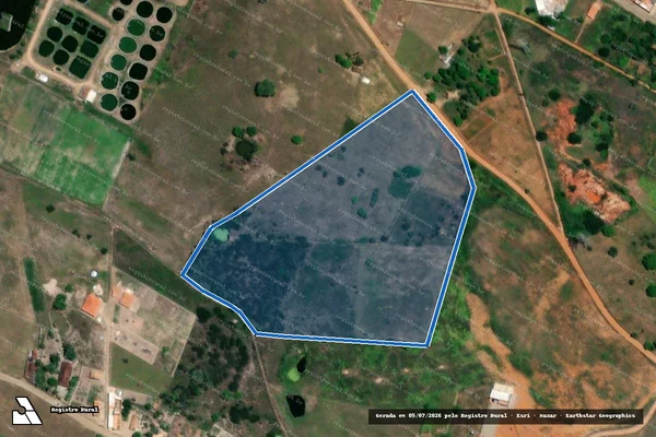 Imagem de satélite de SITIO QUEIMADAS  - SITIO QUEIMADAS I em Itabaiana - SE