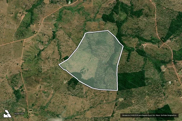 Imagem de satélite de FAZENDA SÃO SEBASTIÃO - PARCELA 02 em Praia Norte - TO