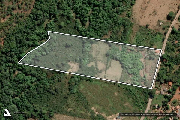 Imagem de satélite de LOTE 02A - Projeto de Assentamento Comunidade Resistência - Parte 1 em Funilândia - MG