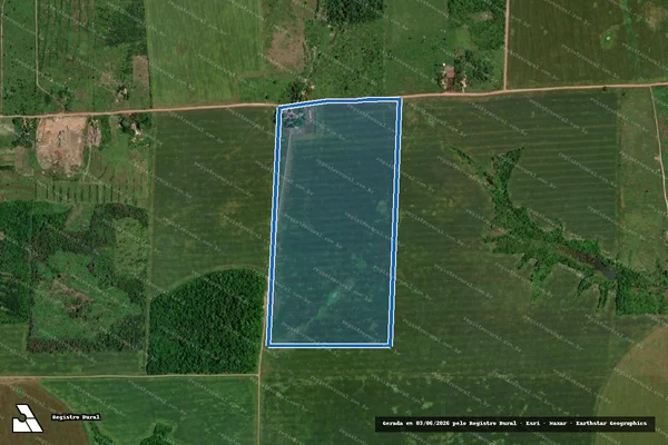 Imagem de satélite de LOTE AGRÍCOLA 25 - GLEBA 13 - PARTE 1 em Tailândia - PA