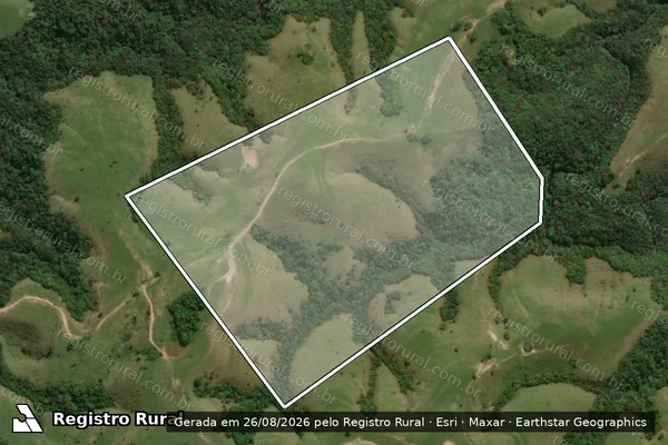 Imagem de satélite de Fazenda Barra do Encontro - Parte 1 em Reserva - PR
