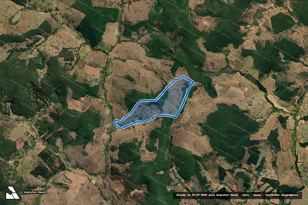 Imagem de satélite de São Sebastião do Graipu - Parte 1 em Sabinópolis - MG