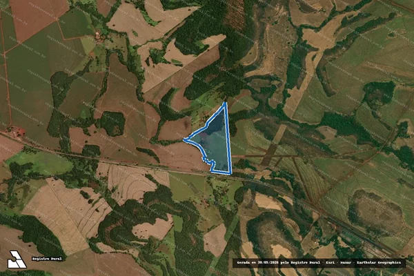 Imagem de satélite de FAZENDA PANAMÁ - 001 em Itumbiara - GO