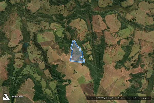 Imagem de satélite de LOTE 30 - Projeto de Assentamento 21 de Abril - Parte 1 em Veríssimo - MG