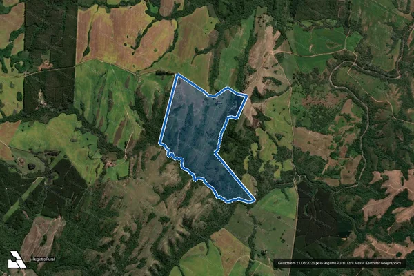 Imagem de satélite de Campo 7 - GLEBA C em Cachoeira do Sul - RS