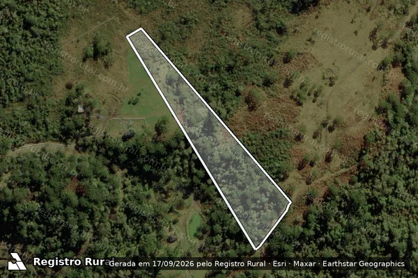 Imagem de satélite de Fazenda Campo de Golfe - Parte 1 em Urubici - SC