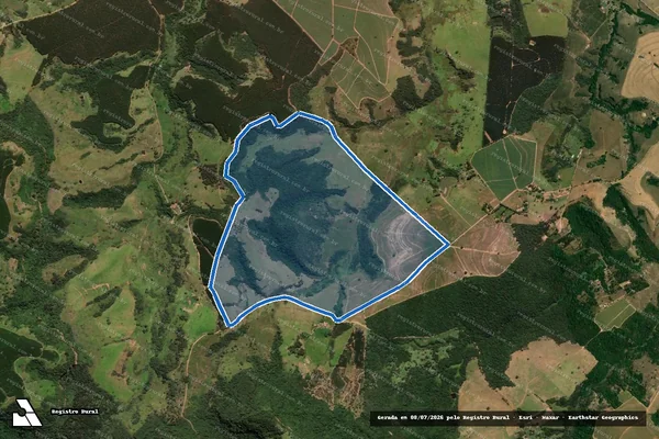 Imagem de satélite de Fazenda Santo Antonio do Rochedo - Matr. 67381 ? Gleba A em Ipeúna - SP