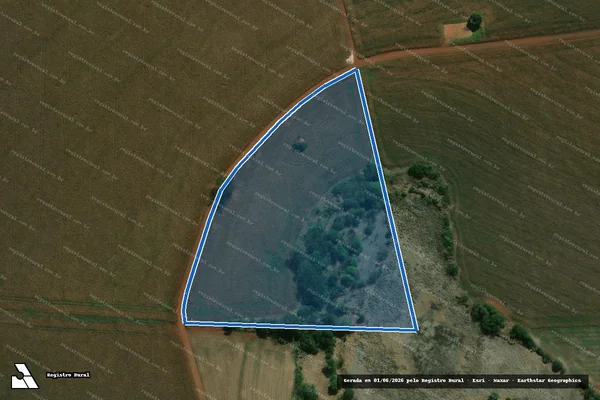 Imagem de satélite de Sitio das Figueiras - SITIO DAS FIGUEIRAS GLEBA B em Cândido Mota - SP