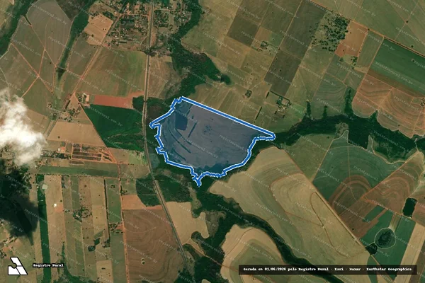 Imagem de satélite de Sitio Remanso  - Parte 1 em Araçatuba - SP