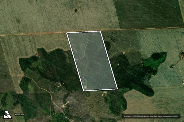 Imagem de satélite de SÍTIO BANANAL ? LOTE 27 - Parte 1 em Rondon do Pará - PA