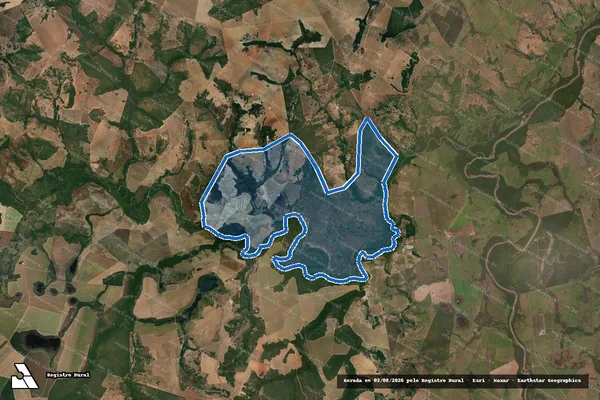 Imagem de satélite de FAZENDA SANTA PAULA II - 001 em Sucupira - TO
