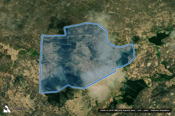 Imagem de satélite de FAZENDA AROEIRA - Parte 1 em Jericó - PB