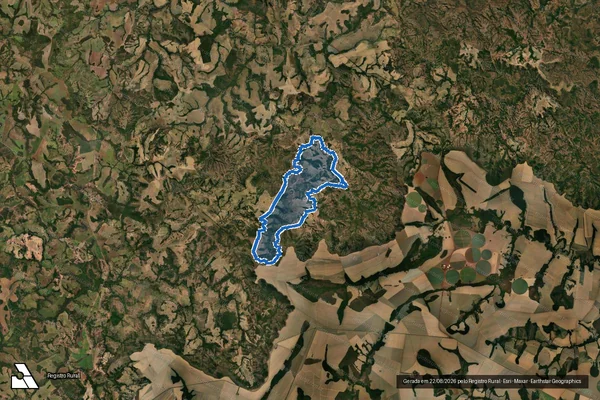 Imagem de satélite de FAZENDA SERRA DOURADA em Caiapônia - GO