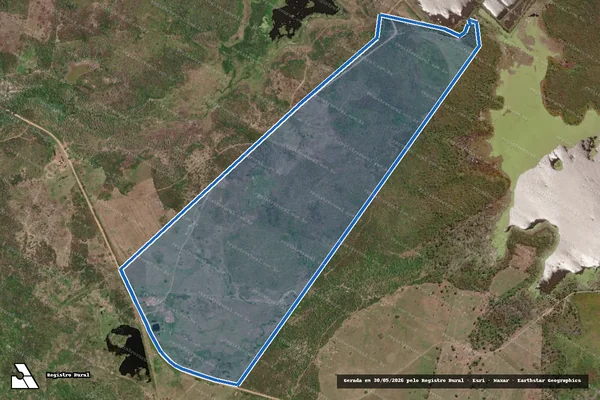 Imagem de satélite de FAZENDA PEDRA AGUDA - Parte 1 em Aracoiaba - CE