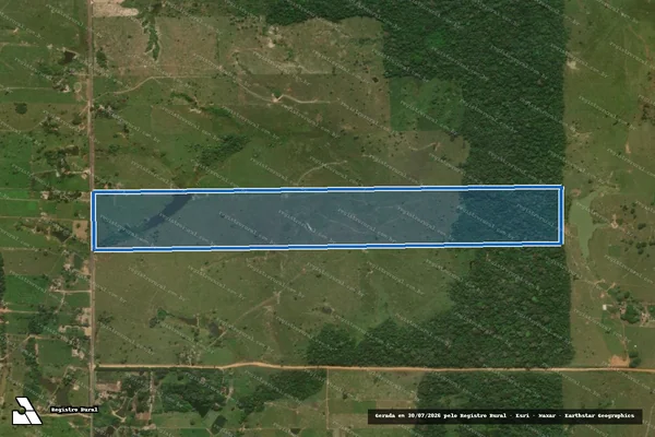 Imagem de satélite de LOTE 02 GLEBA 39 PICOP SETOR RIACHUELO - LOTE 02-A em Ji-Paraná - RO
