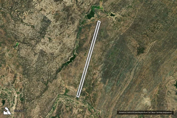 Imagem de satélite de SITIO SERIDOZINHO - Parte 1 em Caicó - RN