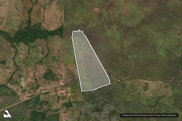 Imagem de satélite de GLEBA ESTREITO, DATA FAZENDA GRANDE - Gleba I em Riachão - MA