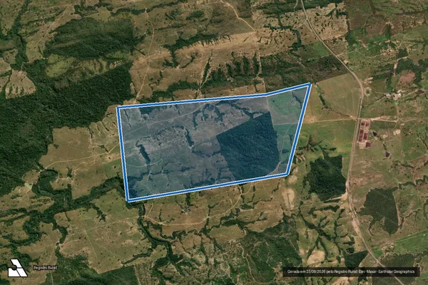 Imagem de satélite de Fazenda Deltinha - Mat. 3822 em Nova Brasilândia - MT