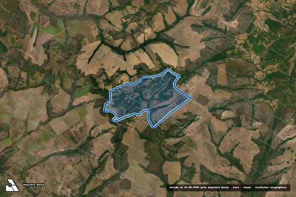 Imagem de satélite de FAZENDA PALMITAL E PERDIZES - FAZENDA PALMITAL E PERDIZES em Baliza - GO
