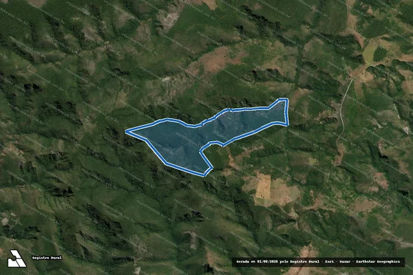 Imagem de satélite de Fazenda Babilônia / Primavera - 001 em Jequitinhonha - MG