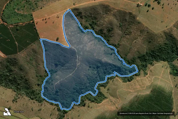 Imagem de satélite de FAZENDA CAPIVARA - Gleba C em Vargem Bonita - MG