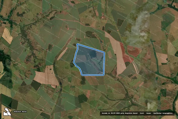 Imagem de satélite de FAZENDA MONTE ALTO - Parte 1 em Iturama - MG