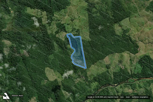 Imagem de satélite de FAZENDA SÃO FRANCISCO - PARCELA01 em Mascote - BA