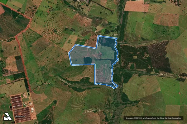 Imagem de satélite de Fazenda Sonho Meu - Parte 1 em Iguatemi - MS