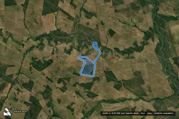 Imagem de satélite de Fazenda Santa Terezinha do Brioso - Fazenda Santa Terezinha do Brioso ? Gleba B em Três Lagoas - MS