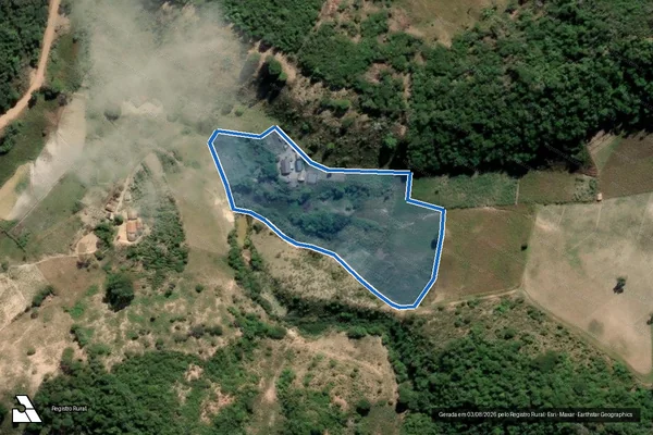 Imagem de satélite de SITIO SAO JOSE - Parte 1 em Ladainha - MG