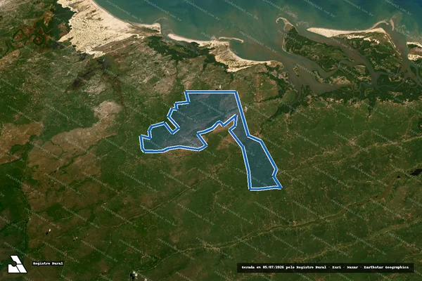 Imagem de satélite de FAZENDA TABULEIRO OU CANTO GRANDE em Tutóia - MA
