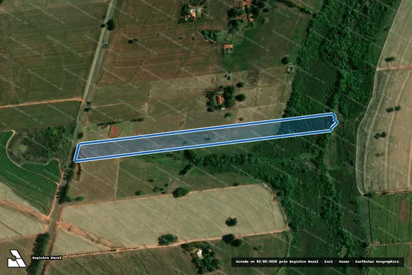 Imagem de satélite de Estâcia Santa Clara - Parcela 1 em Birigui - SP