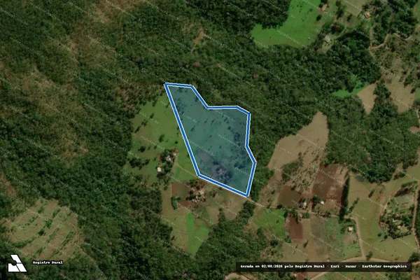 Imagem de satélite de Projeto de Assentamento Santa Mônica - Lote 83 CUT em Terenos - MS