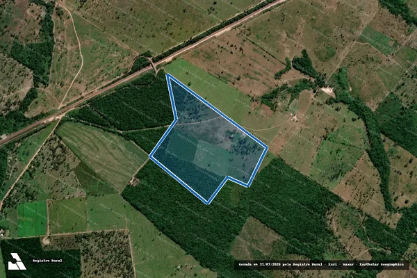 Imagem de satélite de FAZENDA SANTA FÉ - Gleba II em Vila Nova dos Martírios - MA
