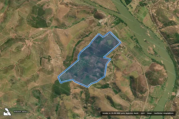 Imagem de satélite de FAZENDA SÃO SEBASTIÃO DA 29 - Parte 4 em Conselheiro Pena - MG