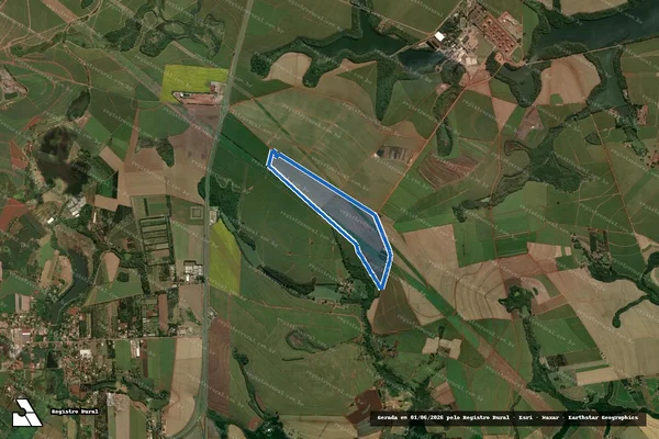 Imagem de satélite de FAZENDA BOA VISTA I - Parte 1 em Cordeirópolis - SP