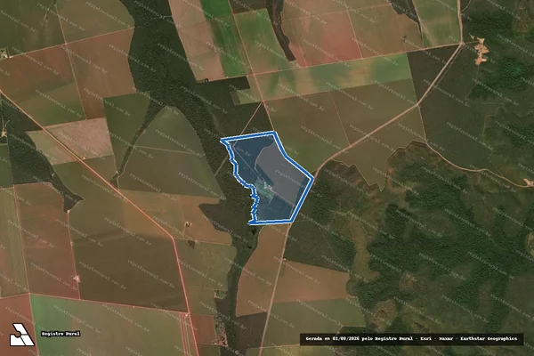 Imagem de satélite de Fazenda Freitag - Parte 1 em Santa Rita do Trivelato - MT
