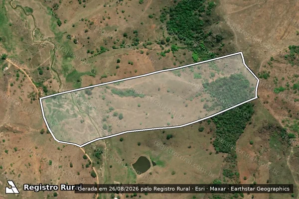 Imagem de satélite de FAZENDA VISTA ALEGRE - Parte 1 em Central de Minas - MG