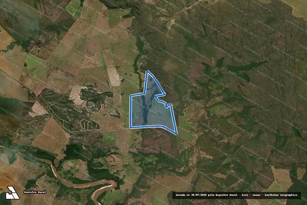 Imagem de satélite de Fazenda Santa Ana - Parte 1 em Barra do Garças - MT
