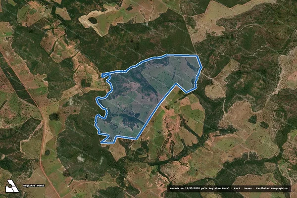 Imagem de satélite de Fazenda Lebre, L.D Candieiro - 01 em Doverlândia - GO