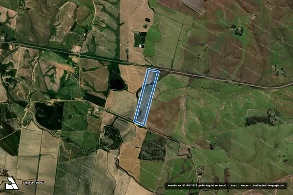 Imagem de satélite de Agro 2R - IV em Rosário do Sul - RS