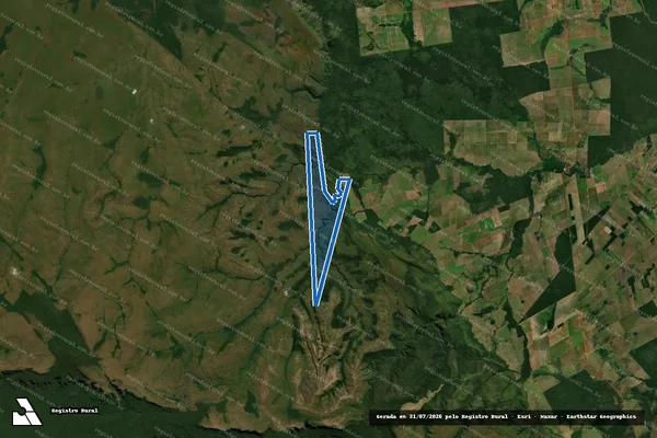 Imagem de satélite de GLEBA RICARDO FRANCO B - GLEBA RICARDO FRANCO B em Vila Bela da Santíssima Trindade - MT