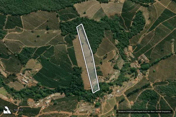 Imagem de satélite de SÍTIO SANTO ANTÔNIO - Sítio Santo Antônio em Varginha - MG