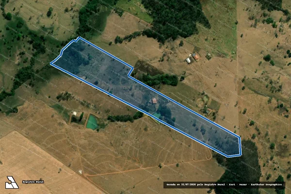 Imagem de satélite de Fazenda Santa Cruz do Fundão, Antônio Luiz ou Lage - Parte 5 em Turvânia - GO