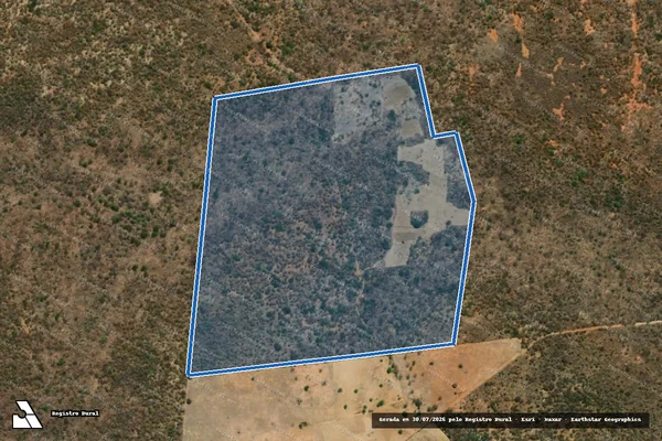 Imagem de satélite de SÍTIO BAIXA DO TANQUE DO NÉ - FAZENDA CACHOEIRA DO ROBERTO - Parte 1 em Afrânio - PE