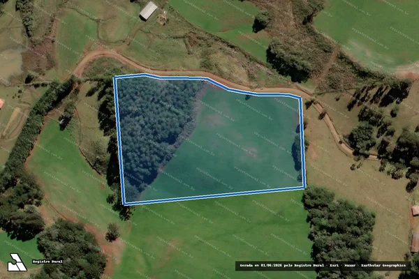 Imagem de satélite de SITIO ERNESTO BOGO - Parte 1 em Fraiburgo - SC